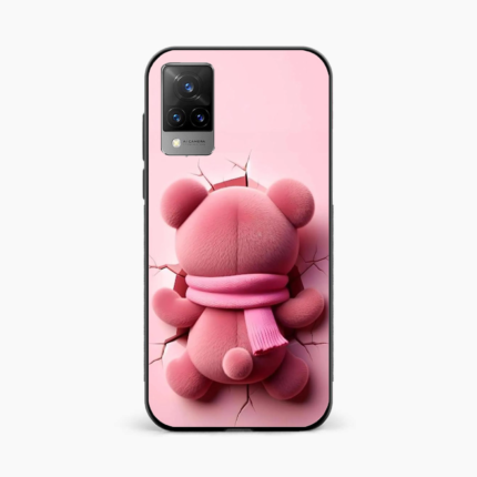 Cute Teddy Bear Vivo V21 Case Cover